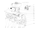 Tine and Engine Diagram and Parts List for 58010 2000001-2999999 - 1972 Toro Tiller