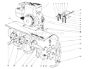 Tine and Engine Diagram and Parts List for 58013 4000001-4999999 - 1974 Toro Tiller