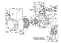 Rewind Starter Diagram and Parts List for 58013 5000001-5999999 - 1975 Toro Tiller