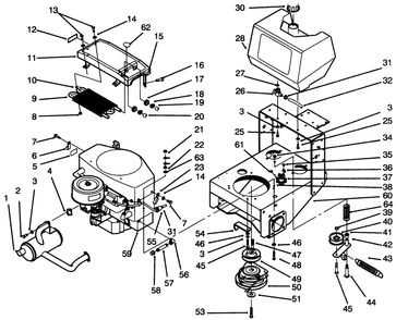 Part Location Diagram of 82-4400 Toro Mount-Cooler