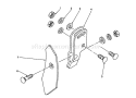 2" Furrow Opener Diagram and Parts List for 58070 3000001-3999999 - 1983 Toro Tiller