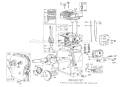 Part Location Diagram of 230723 Tecumseh Crank-Governor