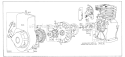Part Location Diagram of 297596 Tecumseh Housing-Blower