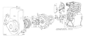 Rewind Starter Diagram and Parts List for 58110 2000001-2999999 - 1972 Toro Tiller