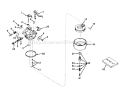 Carburetor Diagram and Parts List for 58116 5000001-5999999 - 1975 Toro Tiller