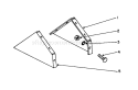 Tine Shields Diagram and Parts List for 58150 3000001-3999999 - 1983 Toro Tiller