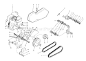 Part Location Diagram of 705361 Toro Traction Drive Belt