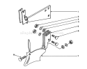 8" Furrow Opener Diagram and Parts List for 58170 3000001-3999999 - 1983 Toro Tiller