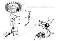Magneto Model No. 610689a Diagram and Parts List for 58200 9000001-9999999 - 1969 Toro Tiller