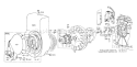 Part Location Diagram of 299540 Tecumseh Cylinder Assembly