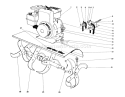 Tine And Engine Assembly (model 58231) Diagram and Parts List for 58220 4000001-4999999 - 1974 Toro Tiller