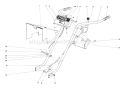 Handle Assembly (models 58220 And 58231) Diagram and Parts List for 58220 5000001-5999999 - 1975 Toro Tiller