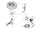 Magneto No. 610862 Diagram and Parts List for 58235 5000001-5999999 - 1975 Toro Tiller
