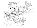 Tine And Engine Assembly Diagram and Parts List for 58237 6000001-6999999 - 1976 Toro Tiller