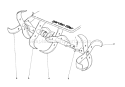 Slasher Tine Assembly Diagram and Parts List for 58226 9000001-9999999 - 1979 Toro Tiller