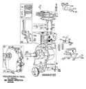 Page E Diagram and Parts List for 58336 0000001-0999999 - 1980 Toro Tiller