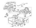 Page F Diagram and Parts List for 58336 2000001-2999999 - 1982 Toro Tiller