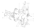Chain Case And Tine Assembly Model 58307 Diagram and Parts List for 58307 7000001-7999999 - 1977 Toro Tiller
