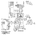 Engine Briggs & Stratton Model 111202-0131-01 4 H.p. Tiller Model 58336 Diagram and Parts List for 58307 7000001-7999999 - 1977 Toro Tiller