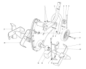 Chain Case And Tine Assembly Model 58307 Diagram and Parts List for 58336 8000001-8999999 - 1978 Toro Tiller