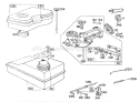 Page J Diagram and Parts List for 58336 8000001-8999999 - 1978 Toro Tiller