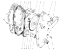Chain Case Assembly Model 58307 & 58336 Diagram and Parts List for 58336 8000001-8999999 - 1978 Toro Tiller