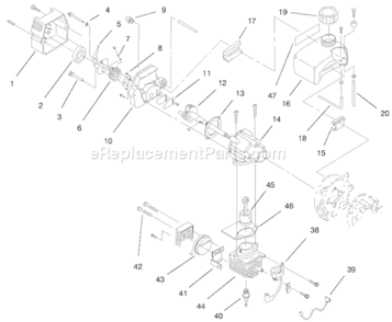 Page A Diagram and Parts List for 58356 79000001-799999991997 Toro Tiller