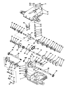 Peerless Transaxle Model 801f Diagram and Parts List for 57365 7000001 - 7999999 Toro Lawn Tractor