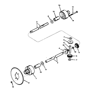 Differential Model 100-024 Diagram and Parts List for 56138 5000001 - 5999999 Toro Lawn Tractor