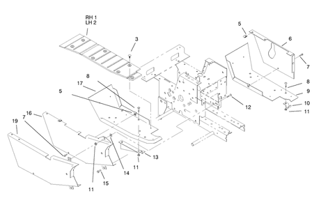 Part Location Diagram of 94-3724-01 Toro DISCONTINUED