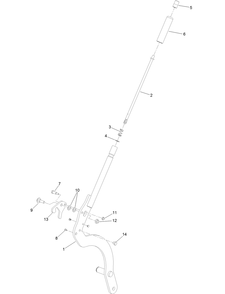 Hoc Lever Assembly No. 130-1755 Diagram and Parts List for 18562 400000000 - 414265543 Toro Lawn Mower