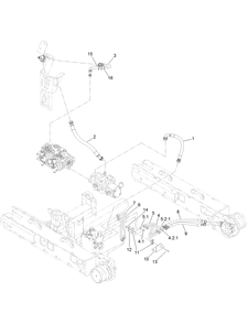 Part Location Diagram of 119-8173 Toro Clamp-Tube