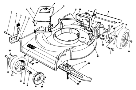 Part Location Diagram of 27-7071 Toro DISCONTINUED