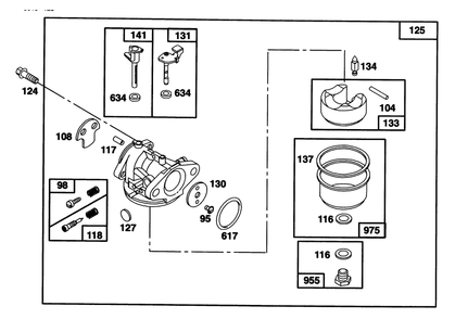 Engine Briggs & Stratton Model 122702-0182-01 Diagram and Parts List for 20902B 3900001 - 3999999 Toro Lawn Mower
