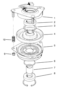 Clutch Asm No. 54-3200 Diagram and Parts List for 30159 790001 - 795100 Toro Lawn Tractor Accessories