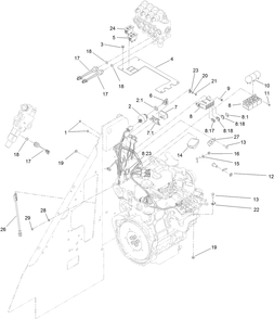 Switch, Hour Meter And  Wire Harness Assembly Diagram and Parts List for 22337CP 410400000 - 999999999 Toro Lawn Tractor Accessories