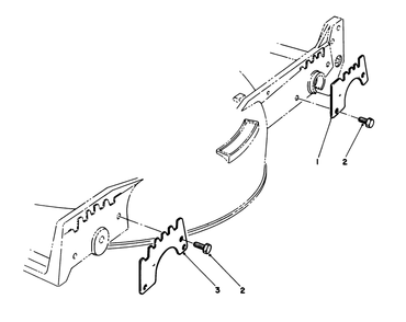 Wear Plate Kit No. 49-4080 (Optional) Diagram and Parts List for 20627C 6000001 - 6999999 Toro Lawn Mower