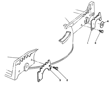 Wear Plate Kit Model No. 49-4080 (Optional) Diagram and Parts List for 20588C 8000001 - 8999999 Toro Lawn Mower