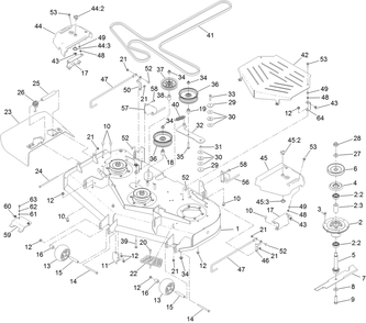 Part Location Diagram of 126-7751-03 Toro Plate-Clamp, Footpan