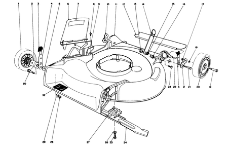 Housing Assembly Diagram and Parts List for 16575C 8000001 - 8999999 Toro Lawn Mower