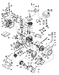 Engine, Tecumseh Model No. H50-06440m (5 H.P. Snowthrower Model No-65440) Diagram and Parts List for 38050 4000001 - 4999999 Toro Snow Blower