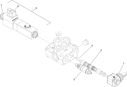 Double Detent Auxiliary Valve  Assembly No. 145-4402 Diagram and Parts List for 22328 411840000 - 412438202 Toro Lawn Tractor Accessories