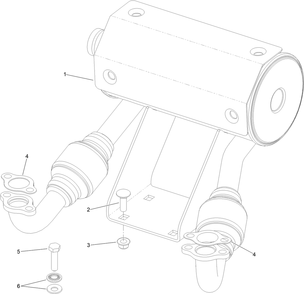 Muffler Kit Assembly Diagram and Parts List for 72910 409521812-999999999 Toro Lawn Mower