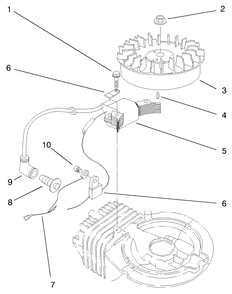 Engine Assembly (Model No. 38435) Diagram and Parts List for 38435 9900001 - 9999999 Toro Snow Blower