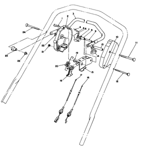 Traction Control Assembly Diagram and Parts List for 26622C 9000001 - 9999999 Toro Lawn Mower