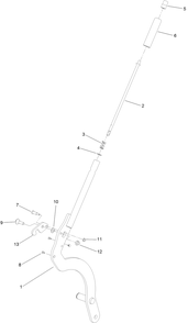 Hoc Lever Assembly Diagram and Parts List for 74519 400000000-403253174 Toro Lawn Mower