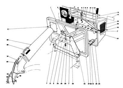 Easy-Empty Grass Catcher Model 59046 (Optional) Diagram and Parts List for 56006 9000001 - 9999999 Toro Lawn Tractor