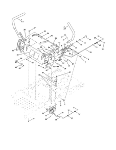 Part Location Diagram of 119-8817 Toro ROD-BRAKE, Left Hand