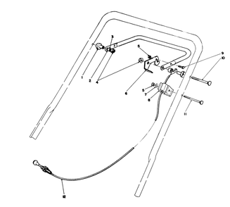 Traction Control Assembly Diagram and Parts List for 20326 2000001 - 2999999 Toro Lawn Mower