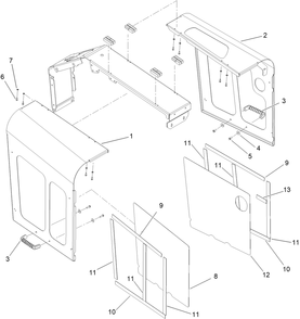 Hood Assembly Diagram and Parts List for 25530T 323000000 - 999999999 Toro Lawn Tractor Accessories